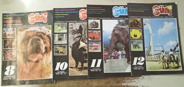 Udvri Gbor (szerk) - Sni magazin 1988 vfolyam: 8+10 +11 +12 szmok