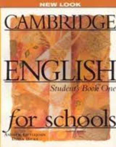 Cambridge English For Schools 1 SB