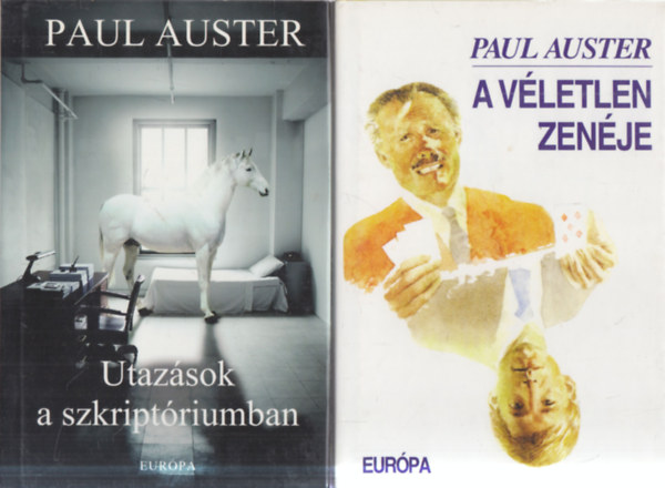Paul Auster - 2 db. Auster kötet (Utazások a szkriptóriumban + A véletlen zenéje)
