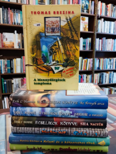 Jacqueline Wilson, Patricia Schr�der, Klaus-Peter Wolf, Erik L' Homme, Thomas Brezina - Ifj�s�gi irodalom k�nyvcsomag 7 darabos K�NYVMENT� AJ�NLAT: Szerelmes l�nyok, Kriszti �s a h�tpecs�tes titok, F�lix �s a hazugs�g m�v�szete 1. r�sz, A Csillagok k�nyve - Qadehar, a var�zsl�,A Csillagok K�nyve - Sha nagy�r, A Csil