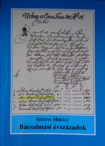 S�v�ny Mih�ly - B�csalm�si �vsz�zadok