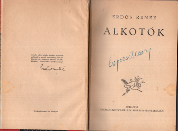 Erdős Renée - Alkotók