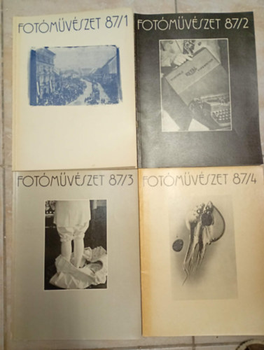 Féner Tamás - Fotóművészet 87/1-4. (teljes év negyedéves kiadványai)