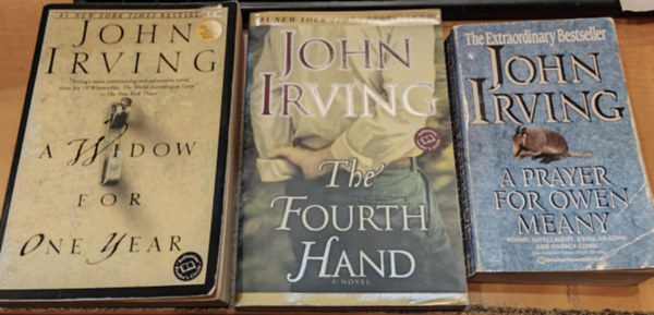 John Irving - 3 db John Irving: A Prayer for Owen Meany + The Fourth Hand + A Widow for One Year