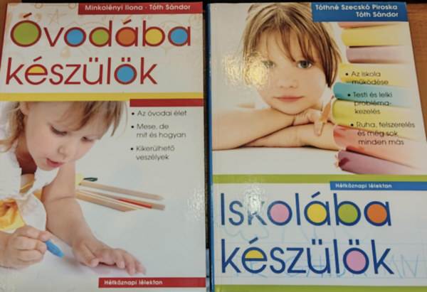 Minkolnyi Ilona - Tth Sndor, Tthn Szecsk Piroska - 2 db vodba kszlk + Iskolba kszlk
