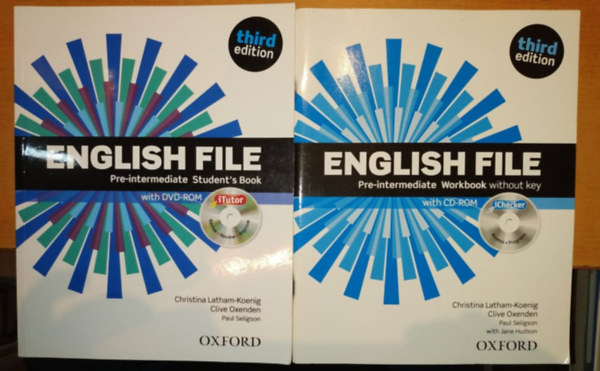 Christina Latham-Koenig, Clive Oxenden, Paul Seligson, Jane Hudson - English File Third Edition Pre-Intermediate Student's Book with DVD-ROM
