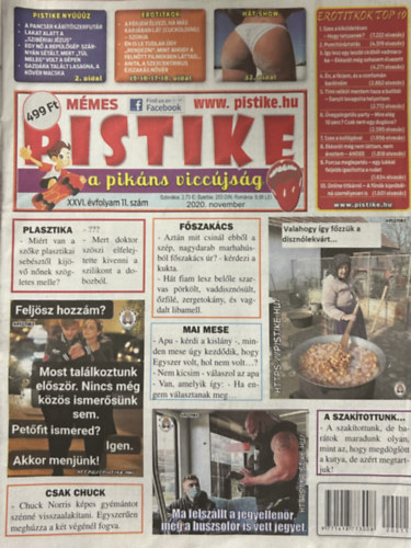 Pistike - 2020. november (XXVI. évf. 11. szám)