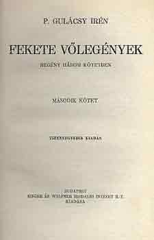 Gul�csy Ir�n - Fekete v�leg�nyek I-III.