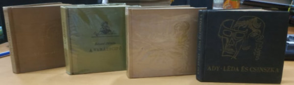 Euripidsz, Ady Endre, Eduard Mrike, Jacques Gaucheron - 4 db kisalak knyv: A lyoni selyemszvk + A varzscip + phigeneia Auliszban + Lda s Csinszka