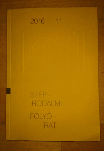 A Látó című folyóirat 2016. novemberi száma