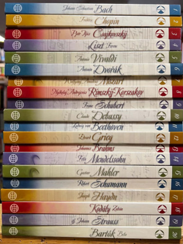 Világhíres zeneszerzők 1-20. kötet