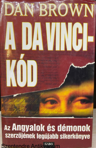 Dan Brown, Szerk.: Solymosi va, Graf.: Bori Erzsbet - A Da Vinci-kd (Sajt kppel; Gabo knyvk.; Filmregny)