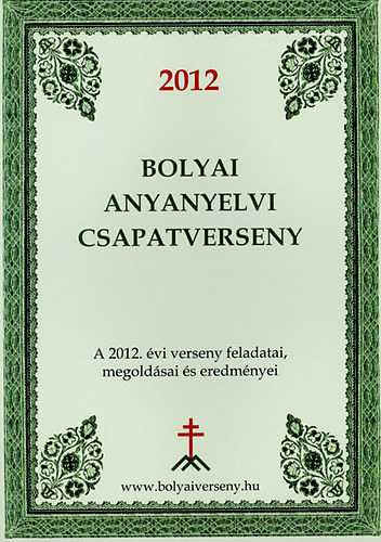 2012 Bolyai anyanyelvi csapatverseny