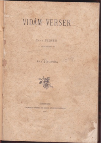 Szini Pter (Szirn) - Vidm versek