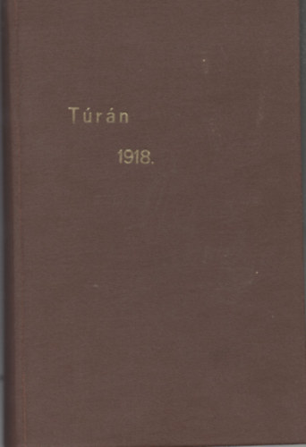 Gr�f Teleki P�l (szerk.) - T�r�n 1918. �prilis 4. sz�m