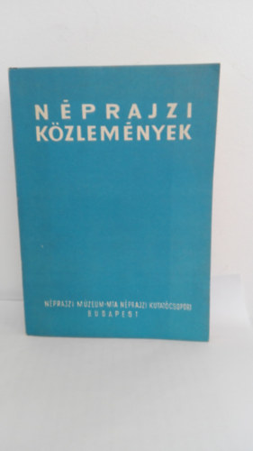 Takcs Lajos (szerk.) - Nprajzi kzlemnyek IX. 2.