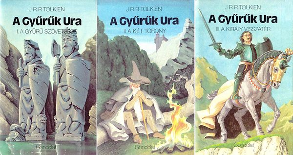 J. R. R. Tolkien - A gyűrűk ura I-III. (első kiadás)