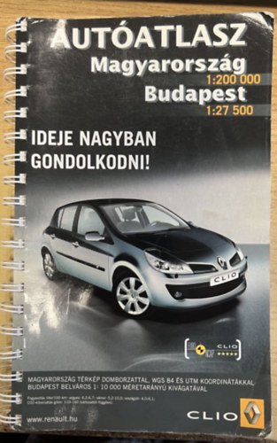 Aut�atlasz Magyarorsz�g 1: 200 000, Budapest 1: 27 500