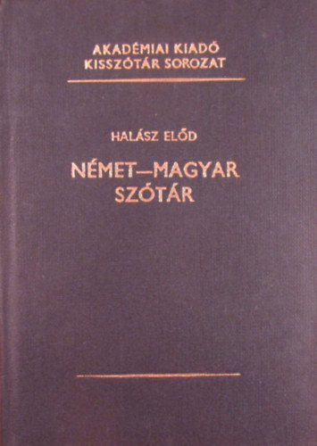 Orsz�gh L�szl� - Magyar-Angol sz�t�r (kissz�t�r sorozat)