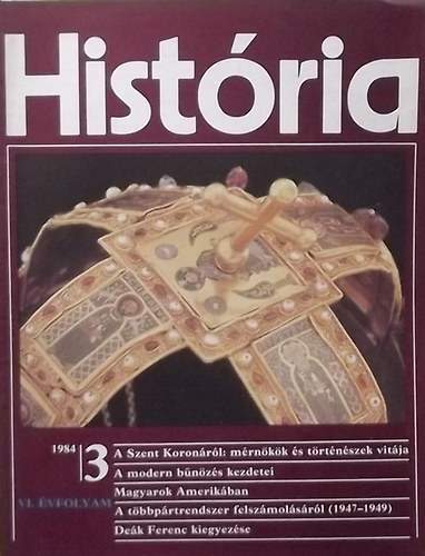 Glatz Ferenc  (szerk.) - Histria 1984/3