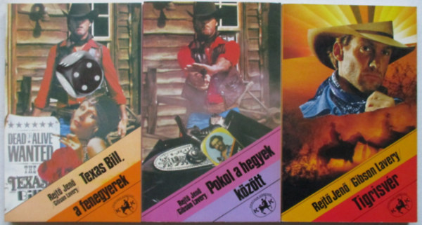 P. (Rejt� Jen�) Howard - 3 db. kalandreg�ny - Pokol a hegyek k�z�tt + Tigrisv�r + Texas Bill, a fenegyerek