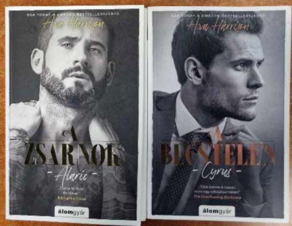 Ava Harrison - 2 db Ava Harrison k�nyv:A zsarnok,A becstelen