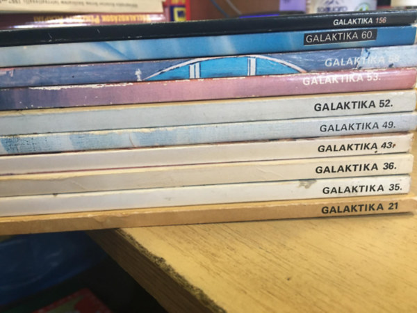 10 db Galaktika magazin: 21., 35., 36., 43., 49., 52., 53., 58., 60., 156.