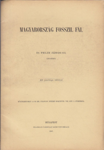 Felix Jnos - Magyarorszg fosszil fi