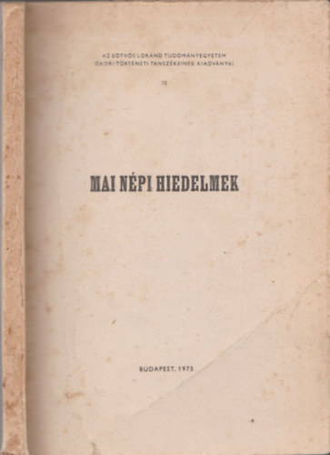 L�dai-P�ll-Salamon (gy�jt.) - Mai n�pi hiedelmek