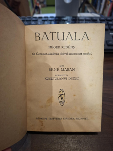 René Maran - Batuala