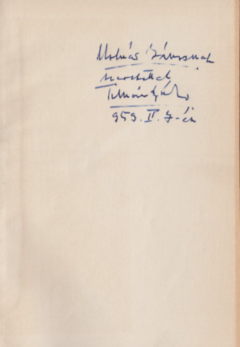 TOLNAI G�BOR - �vek-sz�zadok (Dedik�lt)