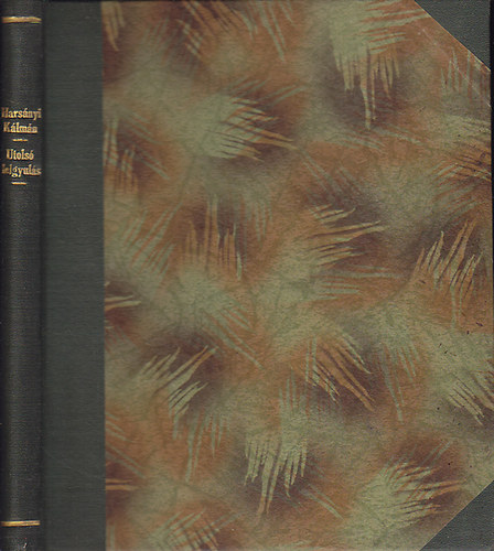 Harsányi Kálmán - Utolsó fölgyúlás