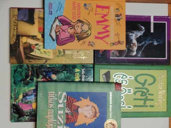 T�bb szerz� - 6 darab kort�rs ifj�s�gi reg�ny (Emmy,Ny�ron t�rt�net,Freedom,Suzi titkos napl�ja,A titkos alag�t,Gr�ti �s �csi)