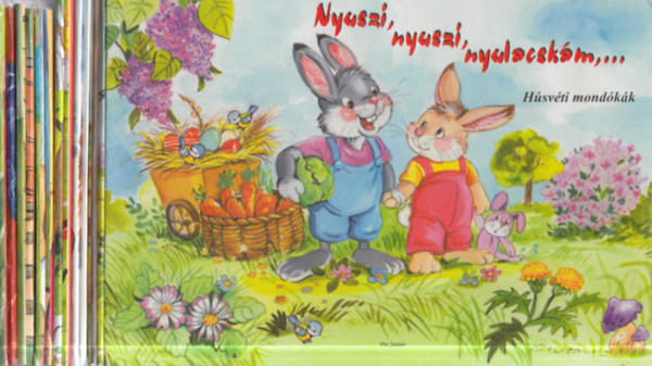 6 db. leporelló: Nyuszi, nyuszi, nyulacskám... + A Mikulás barátja + Répamese + Holle Anyó + A három kismalac + Aludj, baba, aludjál...