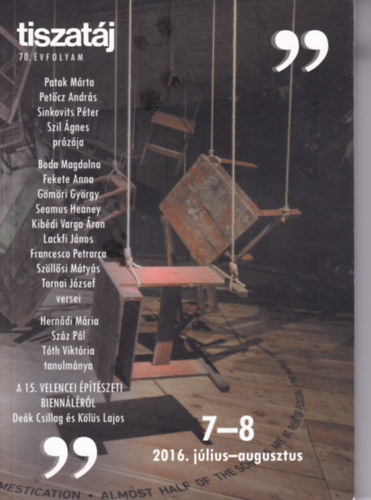 H�sz R�bert - Tiszat�j 70. �vf. 7-8. 2016. j�lius-augusztus