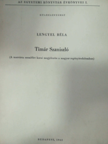 Lengyel B�la - Tim�r Szaniszl�