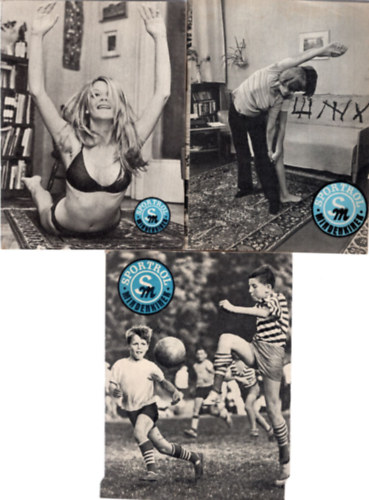 Neu Jen�, R�ti Anna, Lakatos Gy�rgy - 3 db Sportr�l mindenkinek ( egy�tt ) 1. Sport, j�t�k, eg�szs�g, 2.Szabadidi� - mozg�s,  3. Sz�zadunk divatja a sport