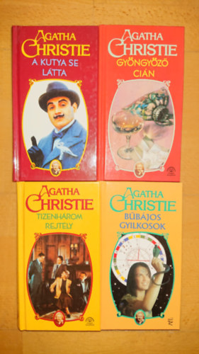 Agatha Christie - 4 krimi Agatha Cristie-tl: Tizenhrom rejtly, Bbjos gyilkosok, A kutya se ltta, Gyngyz cin