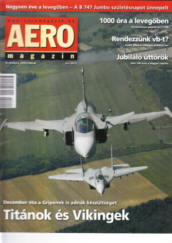 Sajtos Zoltn (szerk.) - Aero magazin 2009. februr -  2010. janur, teljes vfolyam, lapszmonknt