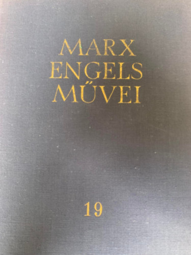 Karl Marx �s Friedrich Engels m�vei 19. 1875-1883