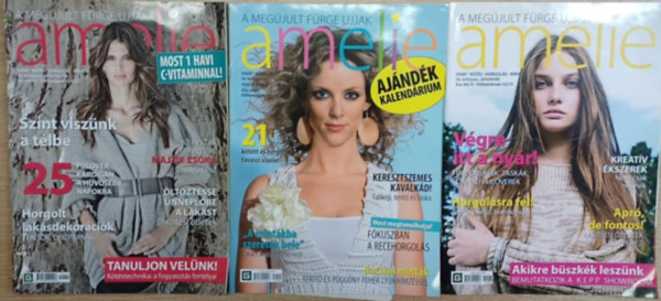 Tiszttart Johanna (fszerk.) - A megjult Frge Ujjak - Amelie (3 szm): 2010/tavasz, nyr, sz-tl szmok