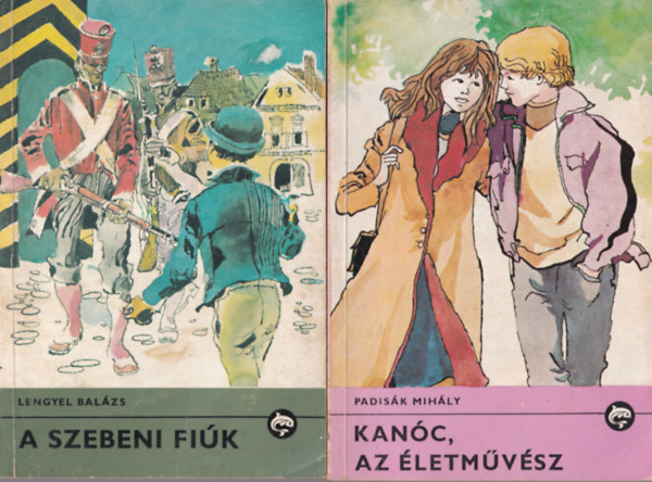 Hegeds Gza, Louis Vaczek, Beljajev, Lengyel Balzs, Padisk Mihly - 5 db Delfin knyv: Kanc, az letmvsz + A szebeni fik + A repl ember + A Hudson vndora + Az erdntli veszedelem