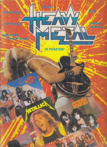 Heavy Metal magazin 1987. (14 db. poszterrel)