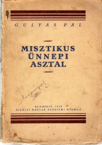 Gulyás Pál - Misztikus ünnepi asztal