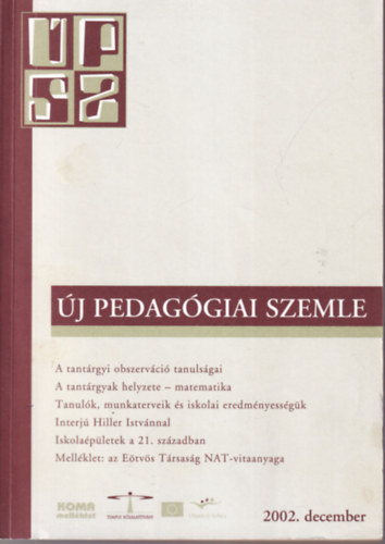 Gyri Anna (szerk.), Budai gnes (szerk.) - j Pedaggiai Szemle 2002. december