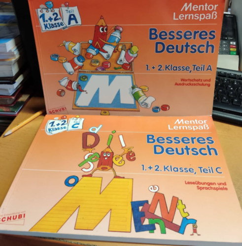 Arturo Arigoni, Ursula Simoness, Silvia Vogt, Annelies Vonmont, Anja Naef (illus.) - Besseres Deutsch 1.+2. Klasse, Teil A + Besseres Deutsch 1.+2. Klasse, Teil C