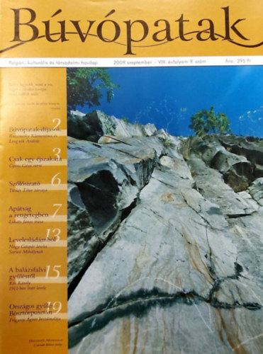 Csernák Árpád - Búvópatak (Polgári, kulturális és társadalmi havilap) 2009. szeptember - VIII. évfolyam 9. szám
