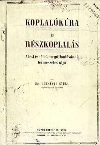 Koplalkra s rszkoplals-Szpletnk erdlyi szakcsknyve (reprint)- 2 m egy ktetben