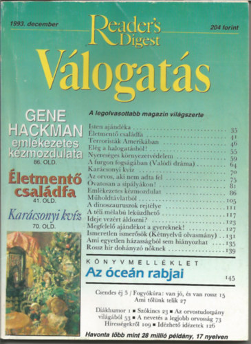 Reader's Digest Válogatás 1993. december