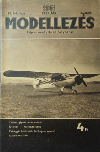Srosi Gyula (szerk.) - Modellezs - Kpes modellez folyirat III. vf. 2. szm (1961. februr)
